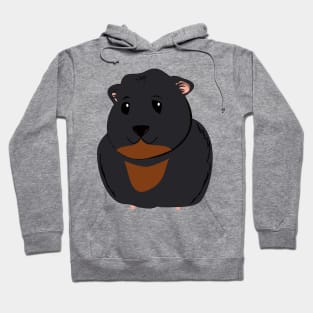 Cute black guinea pig Hoodie